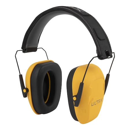 Ultrx Shield Passive Earmuff, Ultra Slim Fit, Interstate Yellow 4107